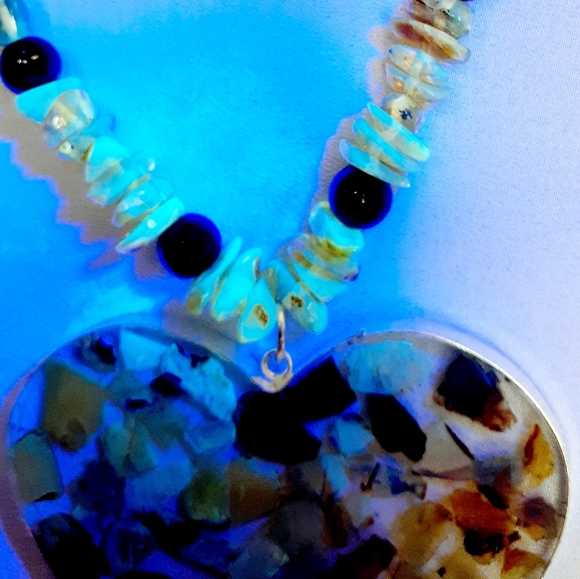 Handmade heart necklace set #1 - Picture 6 of 6